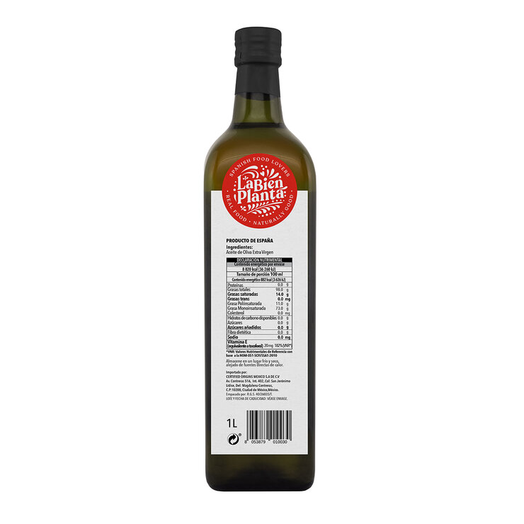 La Bien Planta Aceite de Oliva Extra Virgen Español Arbequina 1 L — Imagen 4 de 4