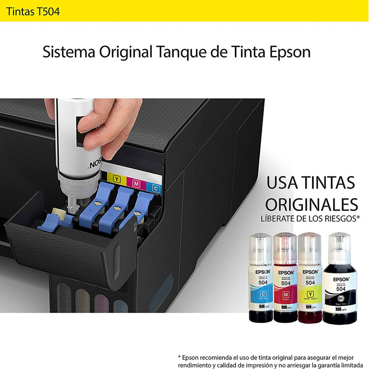 Epson Paquete de 3 Tintas Ecotank 504 — Imagen 3 de 3
