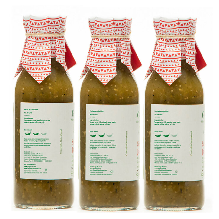Gavilla Salsas Jalapeños 3 pzas de 360 ml — Imagen 2 de 3