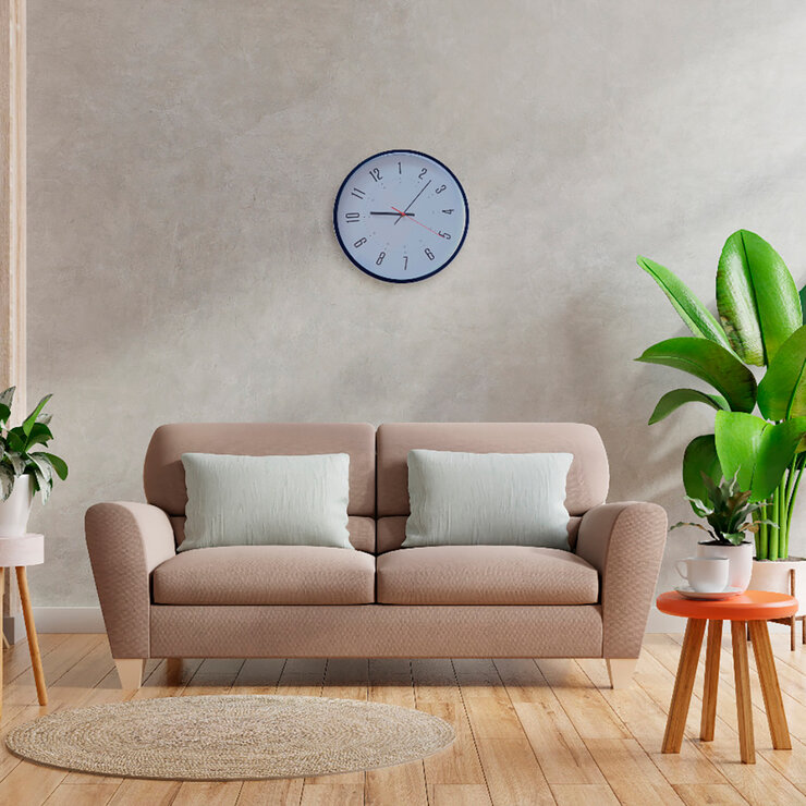 Amoreto Reloj de Pared con Marco Color Negro — Imagen 3 de 3