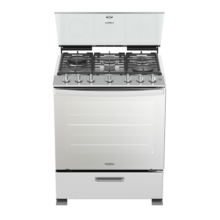 Estufa de piso de 30" con tecnología Ever Clear, 6 quemadores Whirlpool — Imagen 1 de 4