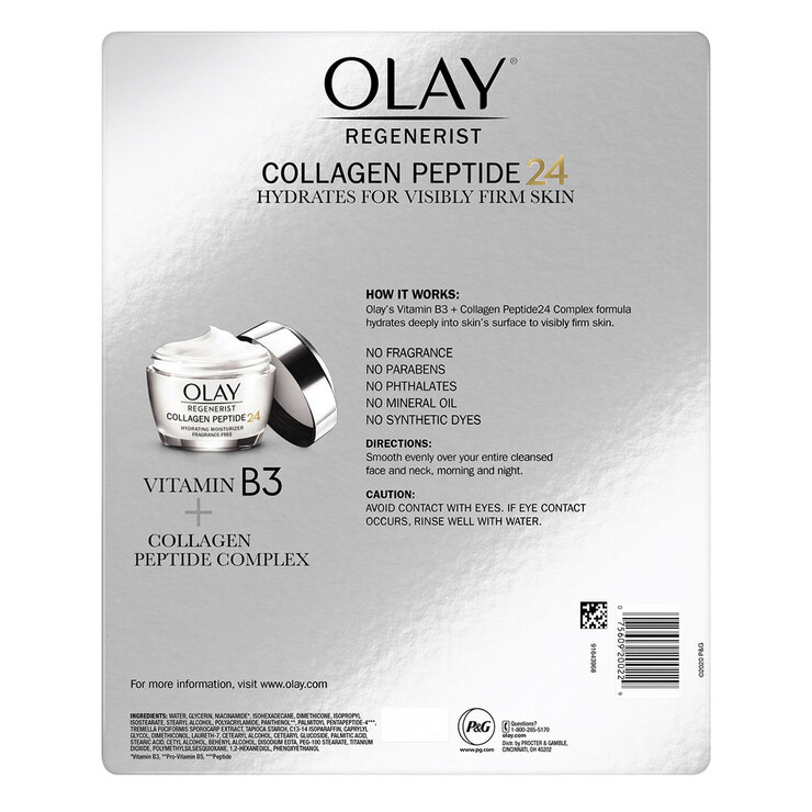 Crema Facial con Péptidos de Colágeno y Vitamina B3, Olay Regenerist, 2 piezas — Imagen 3 de 4