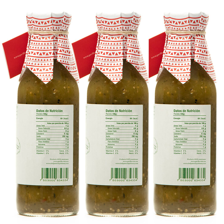 Gavilla Salsas Jalapeños 3 pzas de 360 ml — Imagen 3 de 3