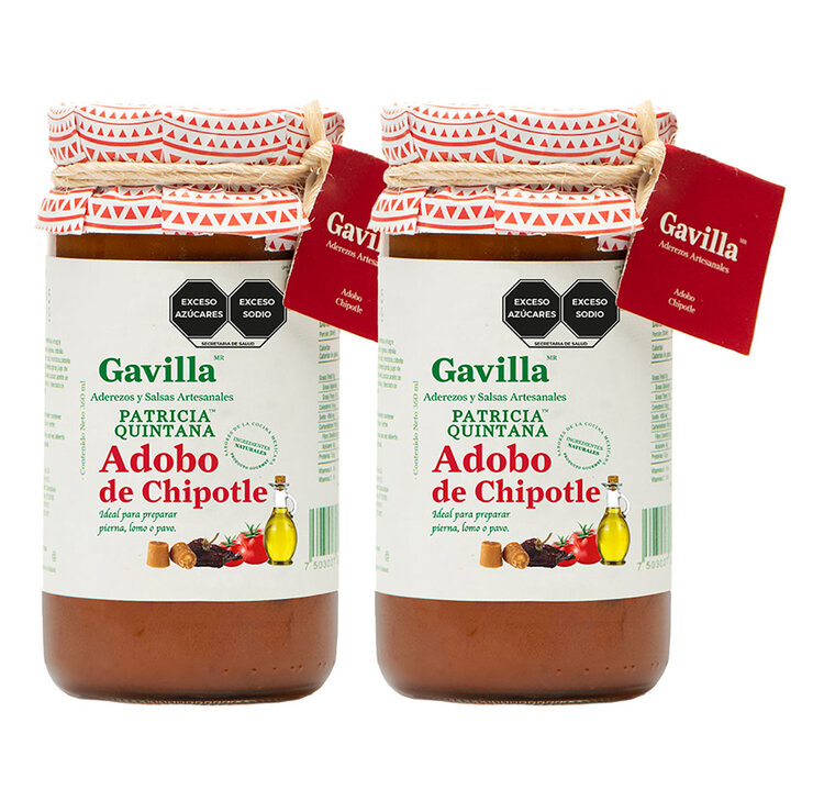 Gavilla Adobo Chipotle 2 pzas de 360 ml — Imagen 1 de 3