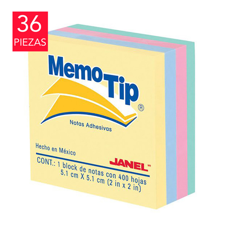 Janel Notas Adhesivas 36 Piezas — Imagen 1 de 2