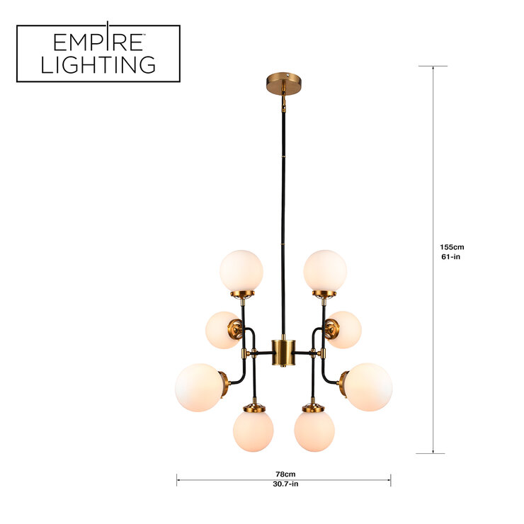 Empire Lighting, Lámpara Colgante LED Miller — Imagen 3 de 4