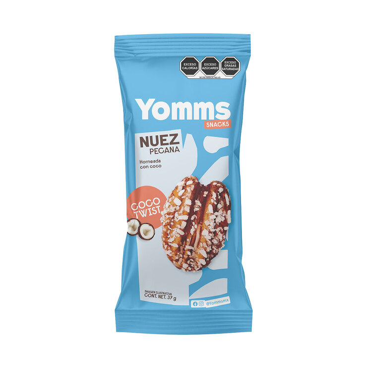Yomms Snacks de Nuez Pecana 16 pzas de 37 g — Imagen 3 de 3