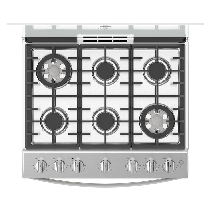 Estufa de piso de 30" con tecnología Ever Clear, 6 quemadores Whirlpool — Imagen 2 de 4