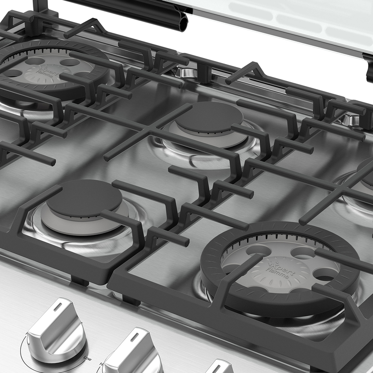 Estufa de piso de 30" con tecnología Ever Clear, 6 quemadores Whirlpool — Imagen 3 de 4