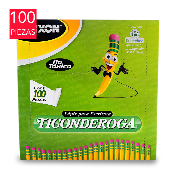 Dixon Lápices de Grafito Ticonderoga 2HB 100 Piezas — Imagen 1 de 3
