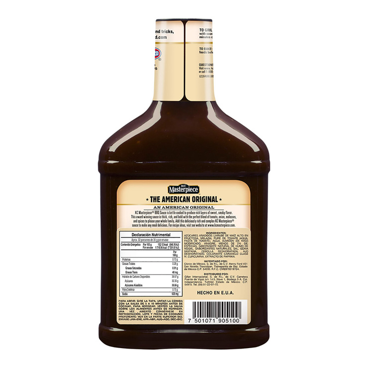 KC Masterpiece Salsa BBQ 1.13 kg — Imagen 2 de 2