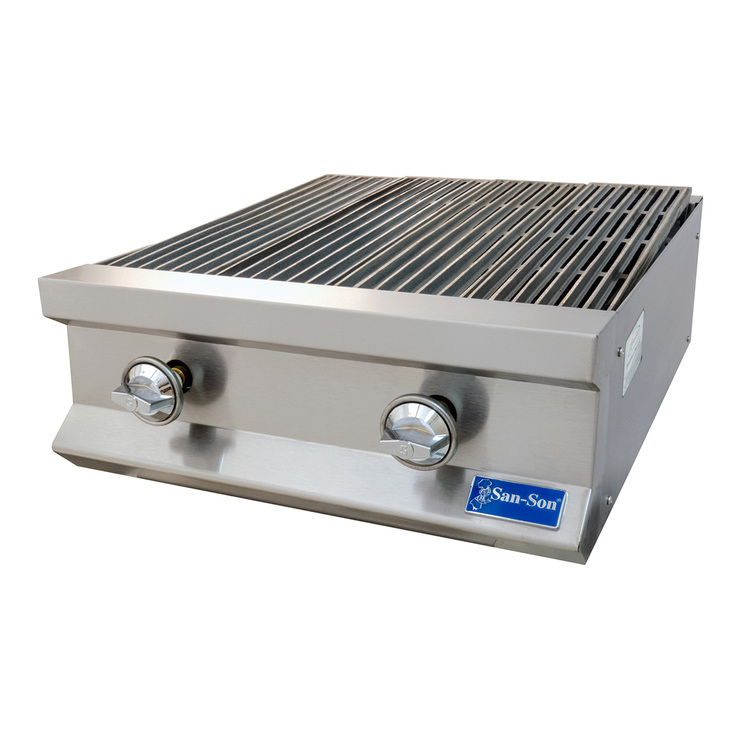 Asador profesional San-Son de 24", acero inoxidable 