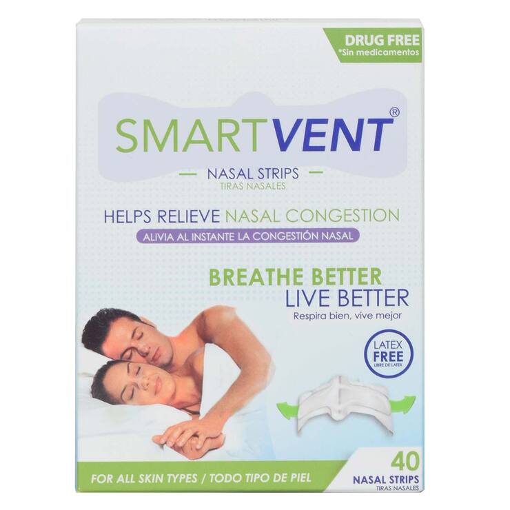 Smartvent 40 Tiras Nasales. — Imagen 1 de 3