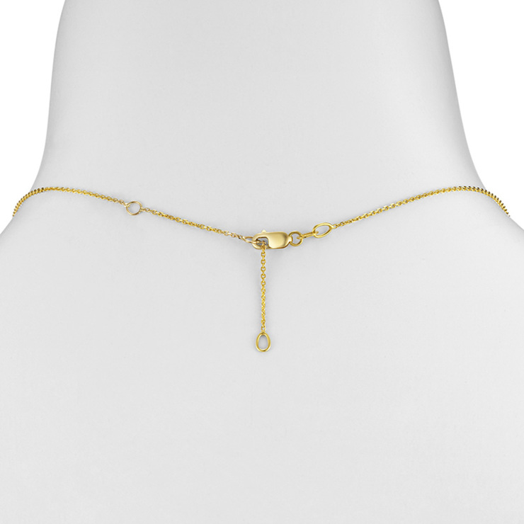 Collar de Perla, 9-10mm, Oro Amarillo de 14kt — Imagen 3 de 4