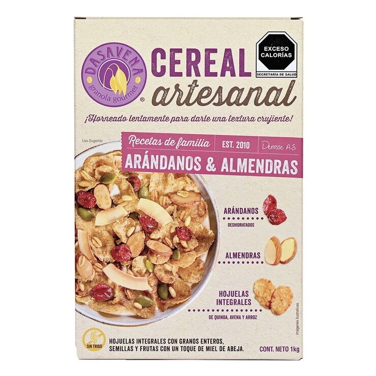 Dasavena Cereal Artesanal Arándanos & Almendras 1 kg — Imagen 1 de 4