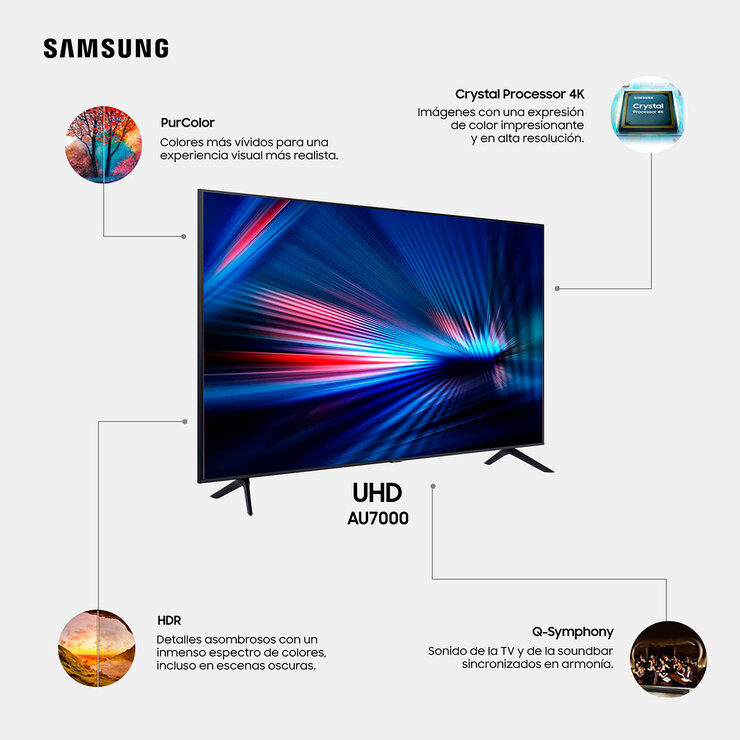 Samsung Pantalla 75" 4K UHD Smart TV — Imagen 2 de 4