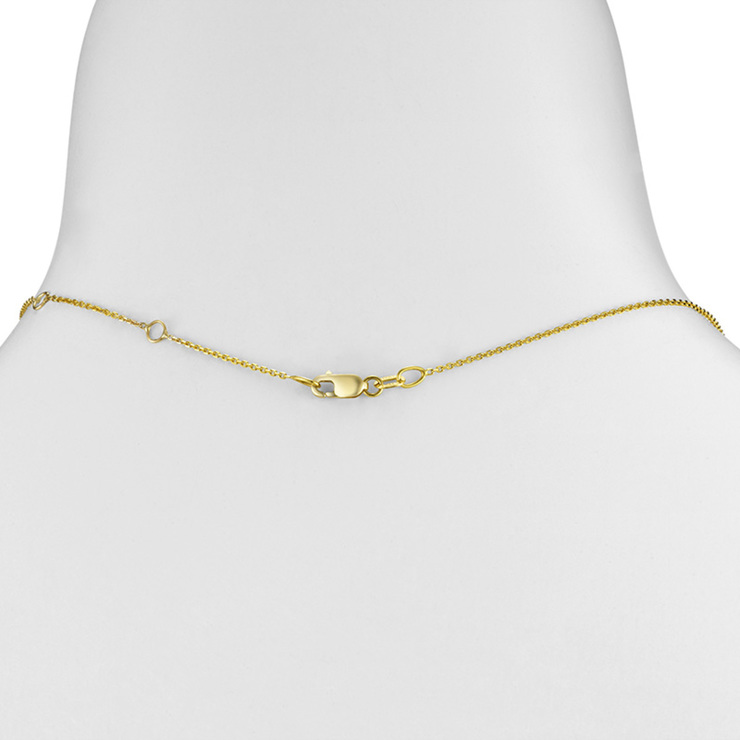 Collar de Perla, 9-10mm, Oro Amarillo de 14kt — Imagen 4 de 4