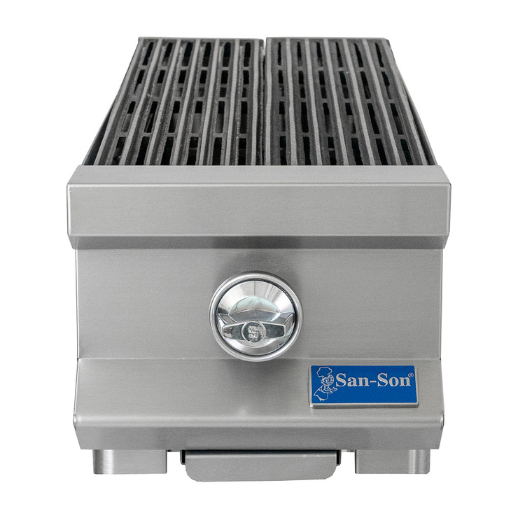 Asador profesional San-Son de 12' con 1 quemador, acero inoxidable  — Imagen 2 de 3