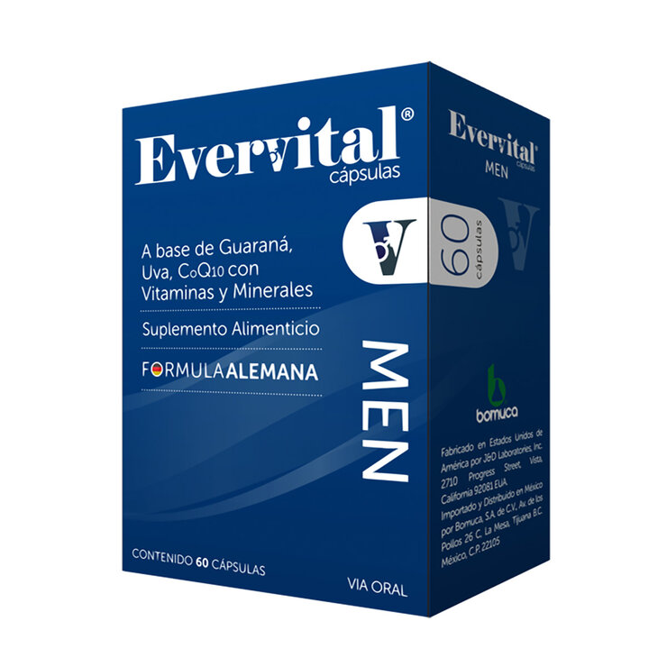 Evervital Men 60 Cápsulas