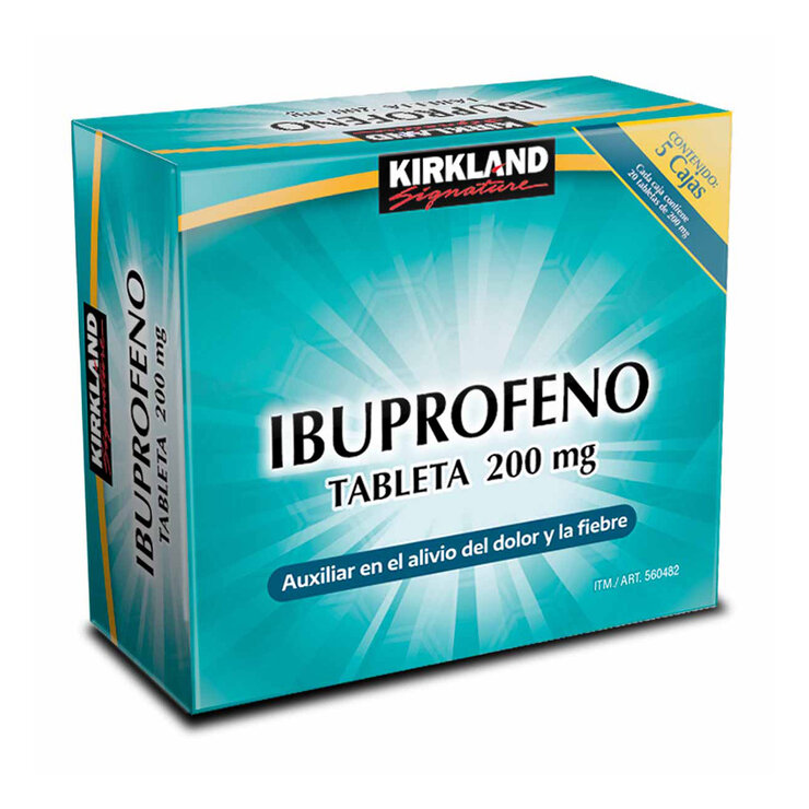 Kirkland Signature Ibuprofeno 200mg  100 Tabletas — Imagen 1 de 3