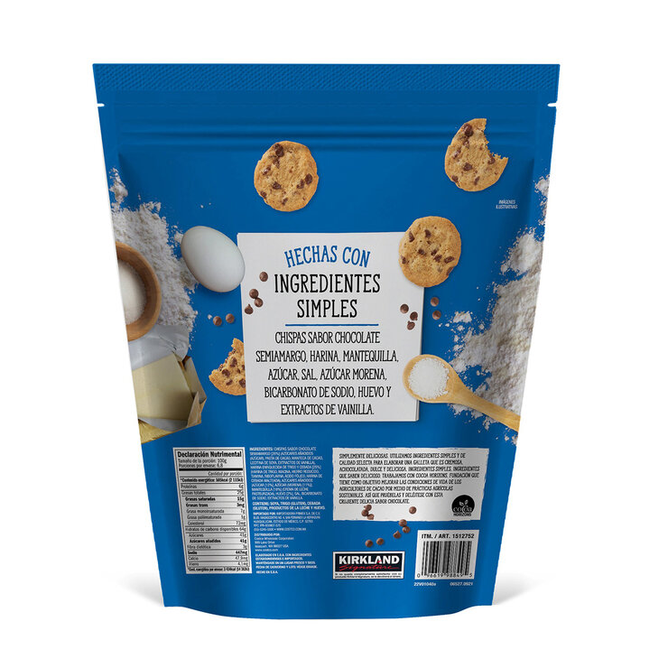 Kirkland Signature Galletas con Chispas Sabor Chocolate 680 g — Imagen 2 de 2