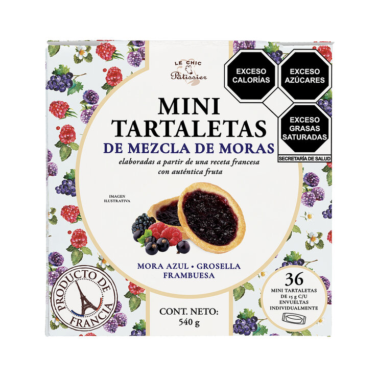 Le Chic Patissier Mini Tartaletas de Mezcla de Moras 540 g — Imagen 1 de 2