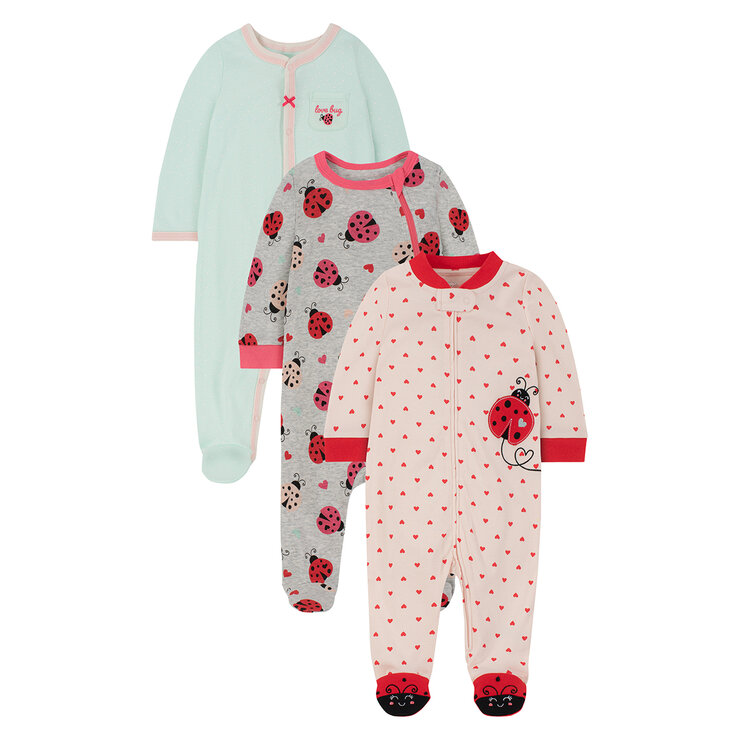 Koala Baby Mameluco 3 piezas para Niños y Niñas Varias Tallas y Colores — Imagen 2 de 4