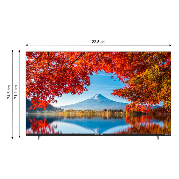 Sharp Pantalla 55" 4K UHD Roku TV — Imagen 3 de 4
