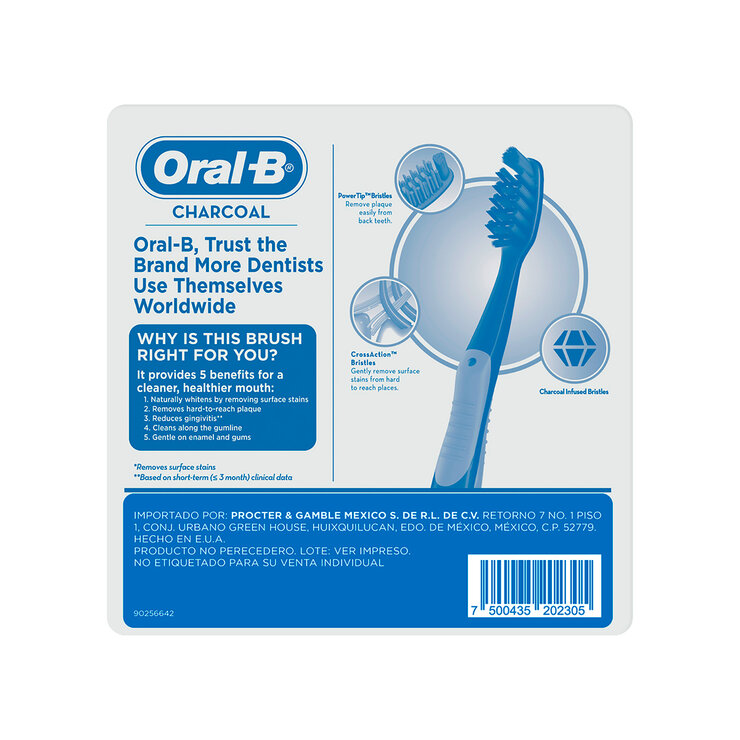Oral-B Cepillo Dental con Carbón 6 pzas — Imagen 4 de 4