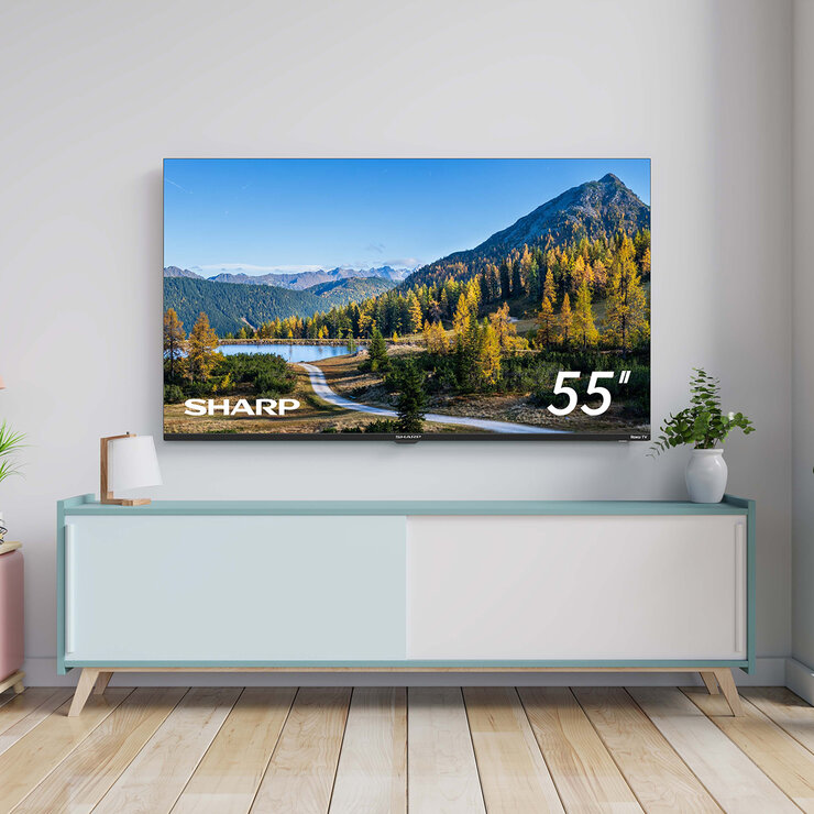 Sharp Pantalla 55" 4K UHD Roku TV — Imagen 4 de 4