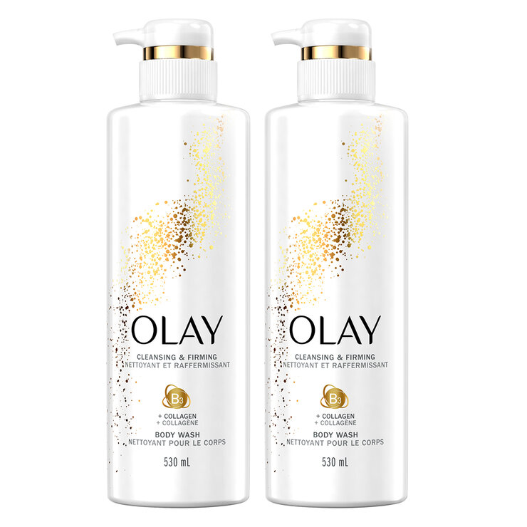 Olay Jabón Corporal Líquido con Colágeno 2 pzas de 530 ml   — Imagen 1 de 4
