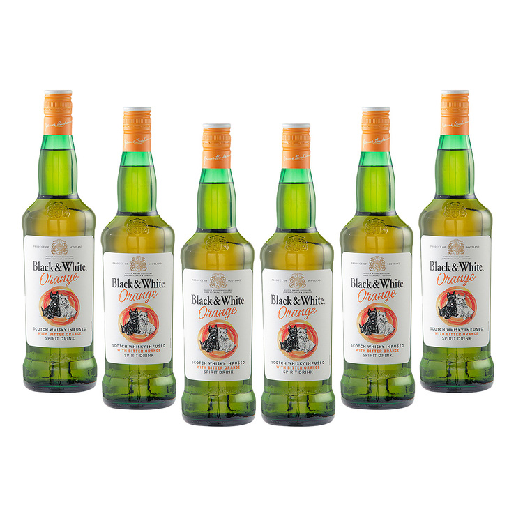 Whisky Black & White Orange 6/700ml — Imagen 1 de 4