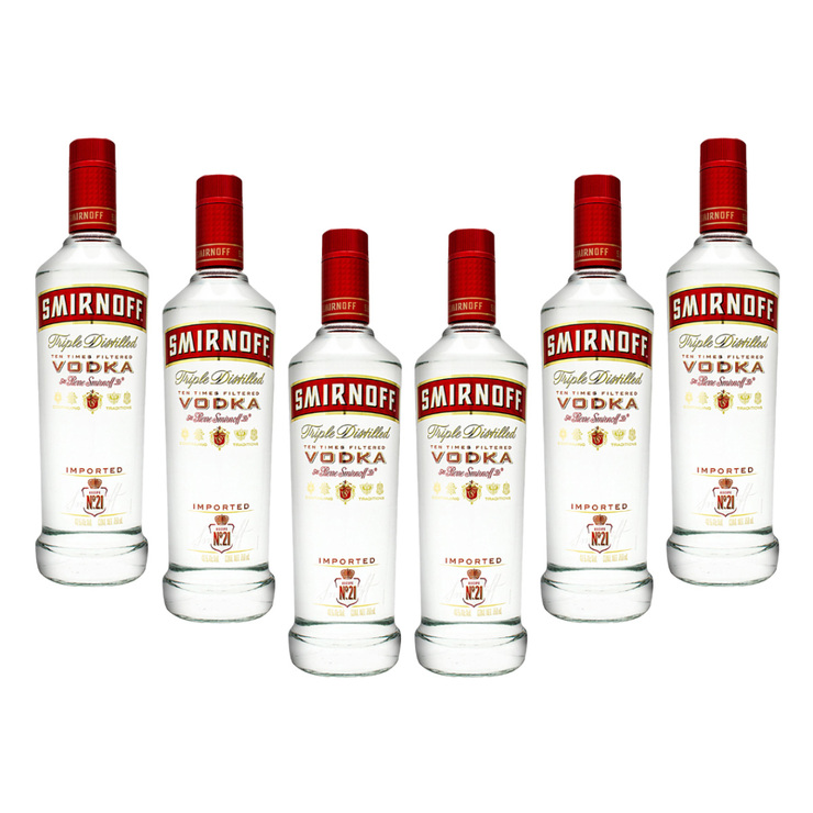 Vodka Smirnoff No.21 6/750ml — Imagen 1 de 4