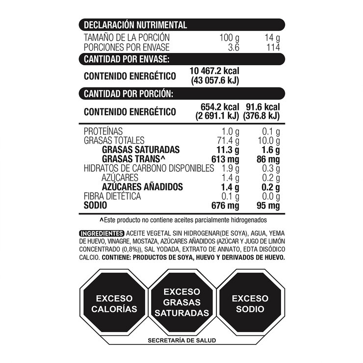 Heinz Mayonesa 200 sobres de 8 g  — Imagen 2 de 4