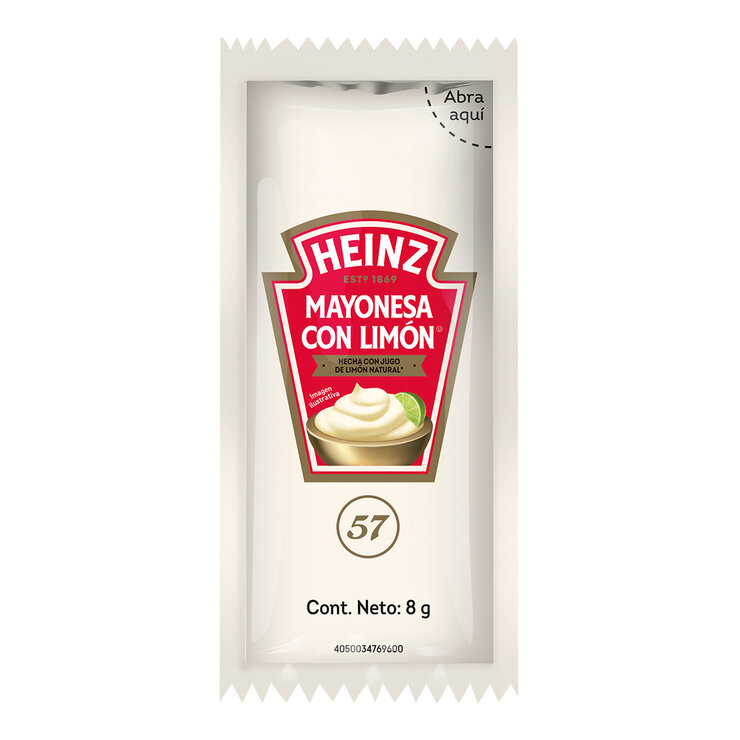 Heinz Mayonesa 200 sobres de 8 g  — Imagen 1 de 4
