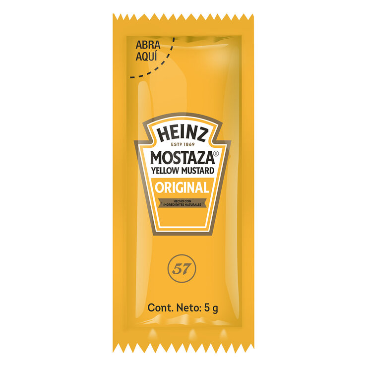 Heinz Mostaza 200 sobres de 5 g — Imagen 1 de 4