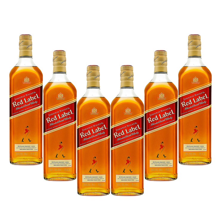 Whisky Johnnie Walker Red Label 6/700ml — Imagen 1 de 4