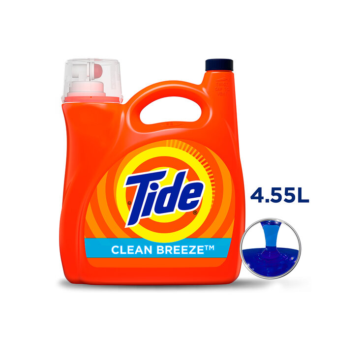 Tide Clean Breeze Detergente Líquido 4.55 l — Imagen 2 de 4