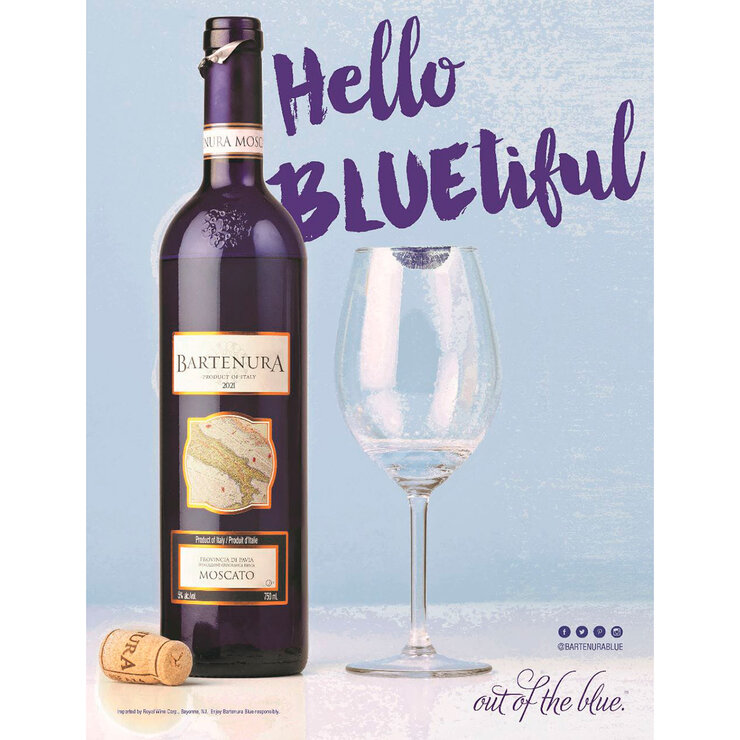 Vino Blanco Dulce Kosher Bartenura Moscato 3/750ml — Imagen 3 de 3