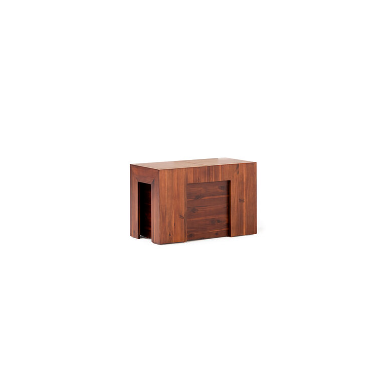Transformer Table, Banco de Mesa de Comedor Extendible, 1 a 6 puestos, 100% Madera — Imagen 2 de 4