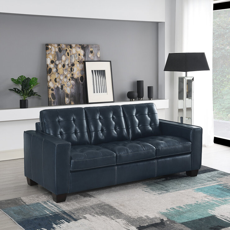 Simon Li Furniture, Sofá de Piel — Imagen 1 de 4