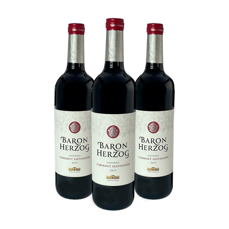 Vino Tinto Kosher Baron Herzog 3/750ml — Imagen 1 de 3