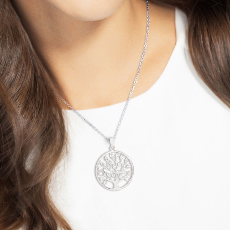 Mayfer, Dije de Arbol de la vida, Cristal Austríaco — Imagen 2 de 2