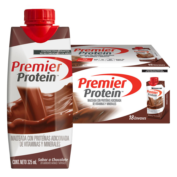 Premier Protein Malteada con Proteína 18 envases de 325 ml — Imagen 1 de 4