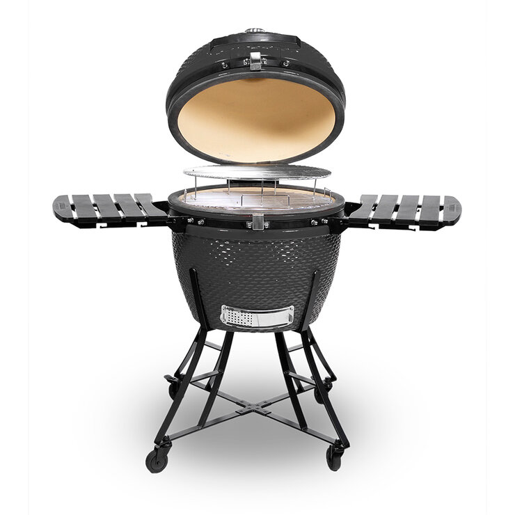 Louisiana Grills, Asador de Cerámica a Carbón Color Gris — Imagen 3 de 4