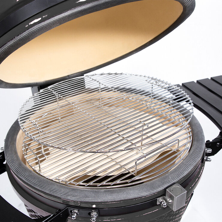 Louisiana Grills, Asador de Cerámica a Carbón Color Gris — Imagen 4 de 4