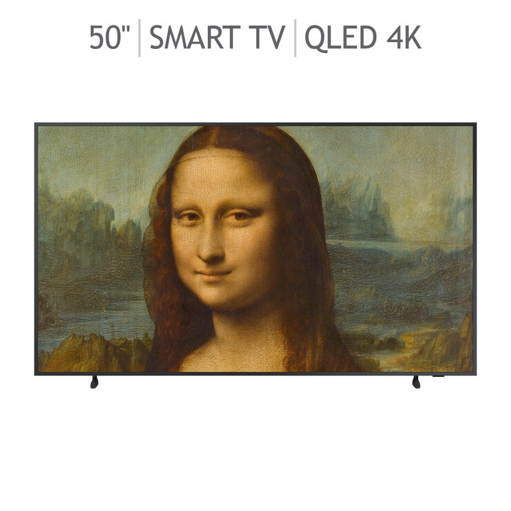Samsung Pantalla 50" QLED The Frame 4K UHD Smart TV + Marco blanco — Imagen 1 de 4