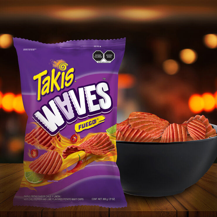 Takis Waves Fuego 800 g — Imagen 2 de 4