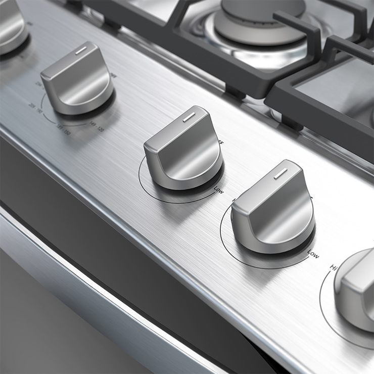 Whirlpool Estufa con capelo 6 quemadores — Imagen 2 de 4