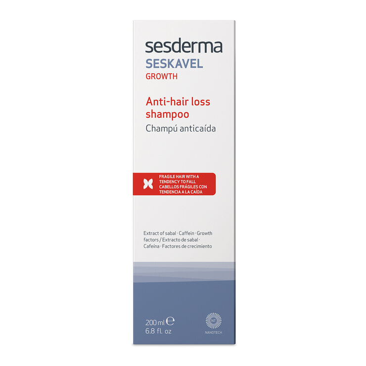 Sesderma Seskavel Growth Shampoo Anticaída 200 ml — Imagen 1 de 3